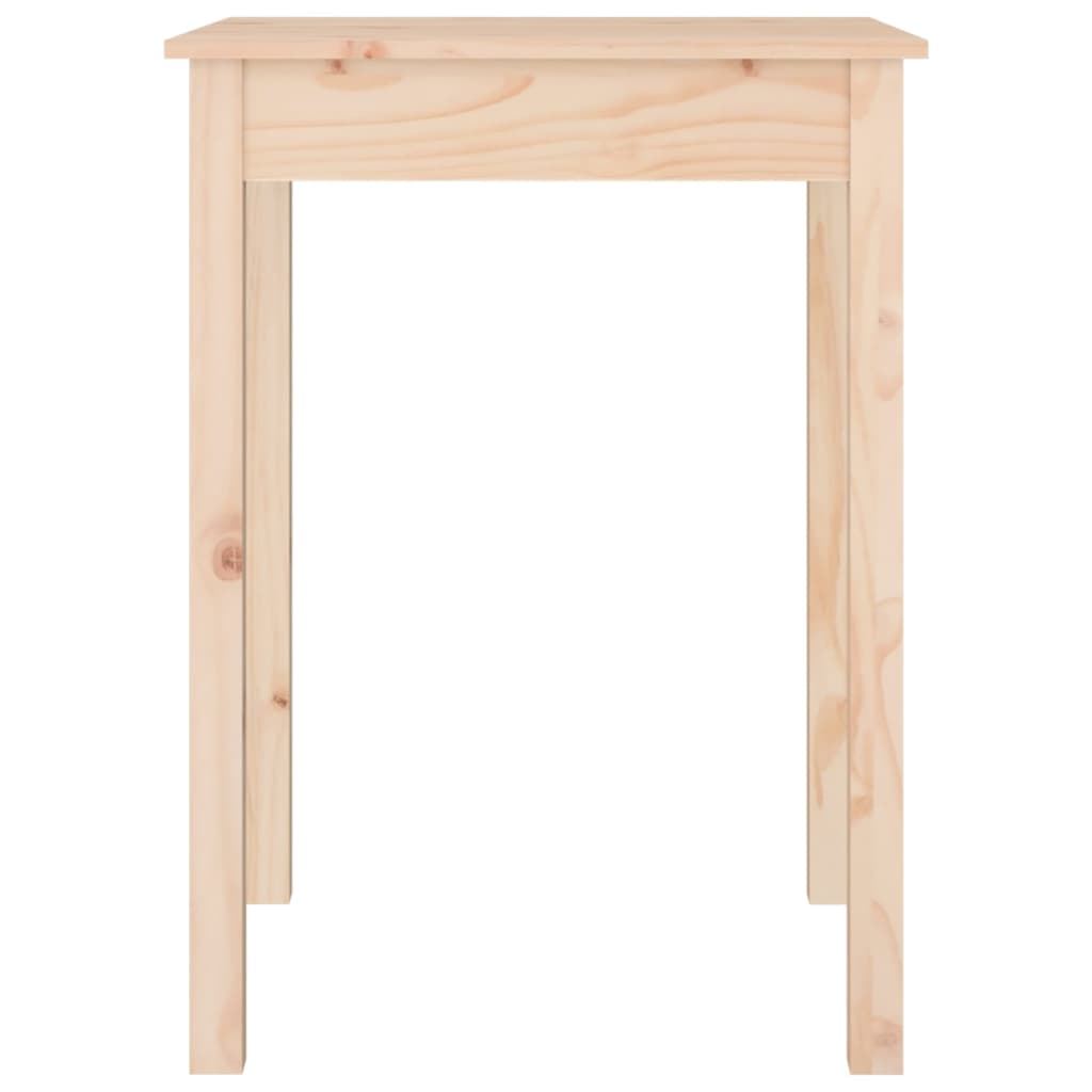 Matbord 55X55X75 Cm Massivt Furuträ