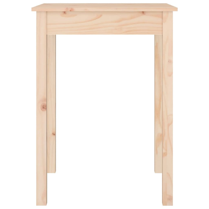 Matbord 55X55X75 Cm Massivt Furuträ