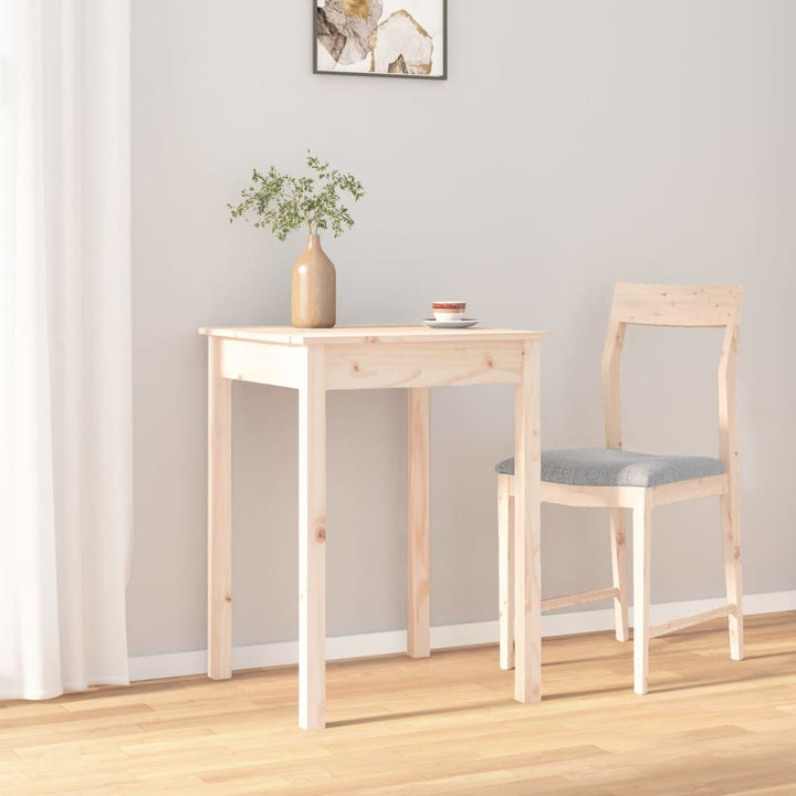 Matbord 55X55X75 Cm Massivt Furuträ