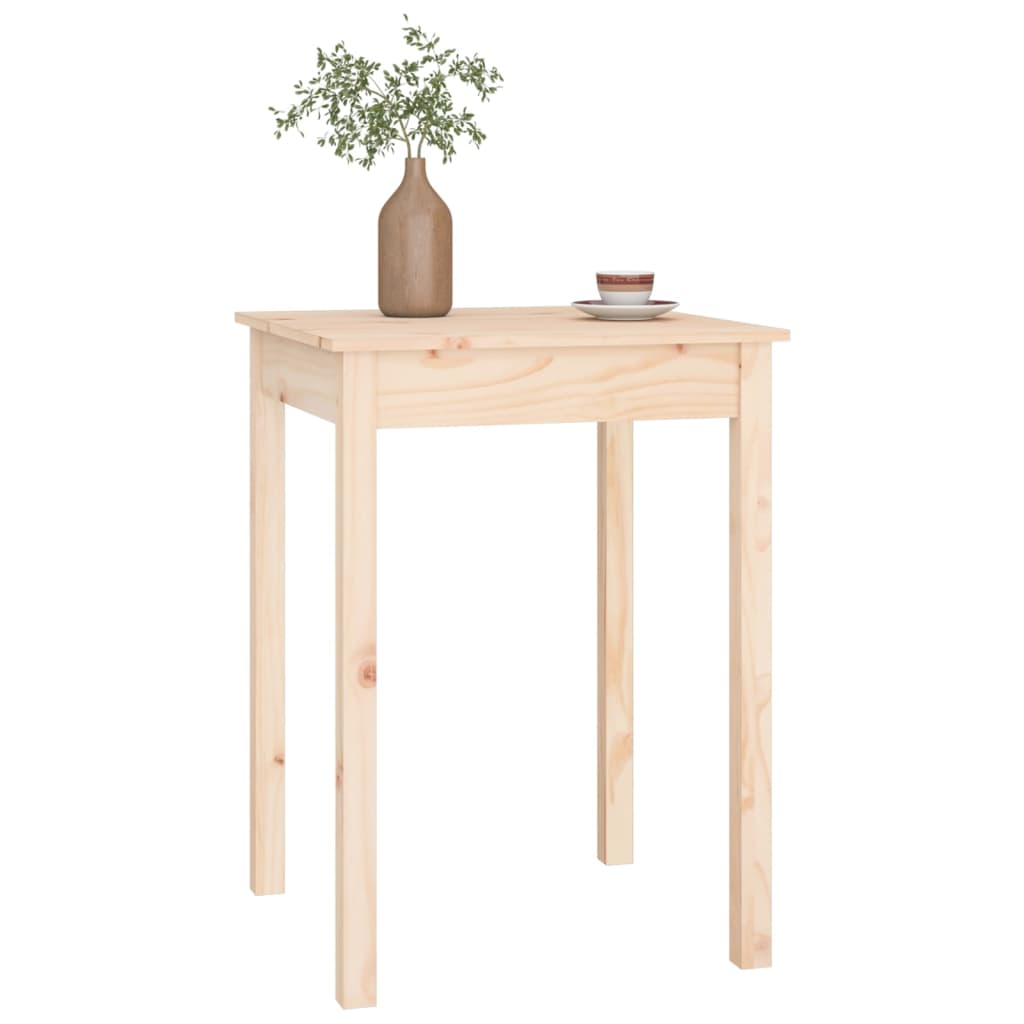 Matbord 55X55X75 Cm Massivt Furuträ