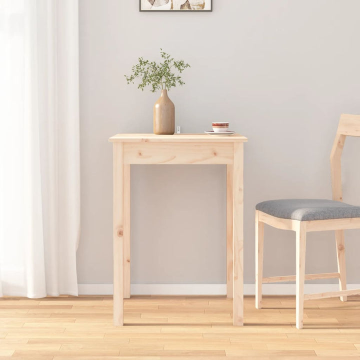 Matbord 110X55X75 Cm Massivt Furuträ