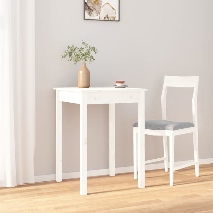 Matbord 55X55X75 Cm Massivt Furuträ
