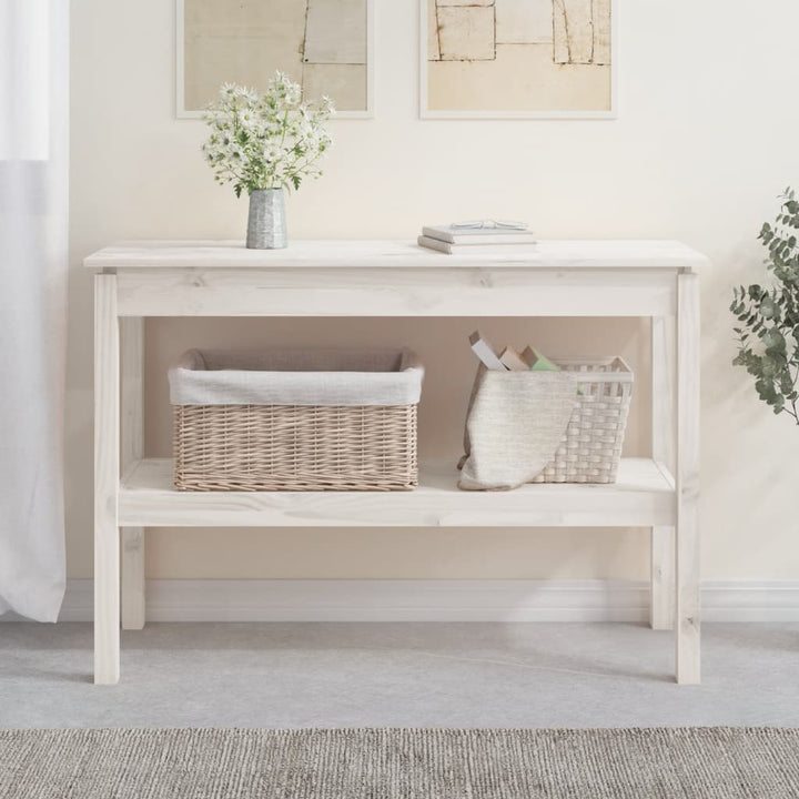 Konsolbord 80X40X75 Cm Massiv Furu