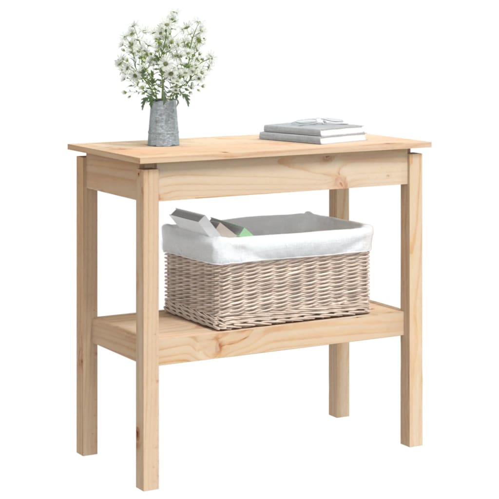 Konsolbord 80X40X75 Cm Massiv Furu