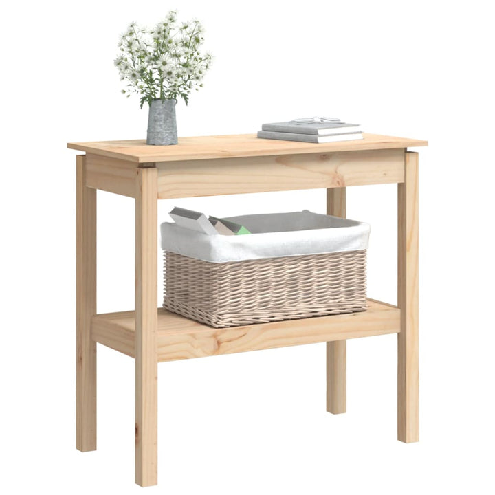 Konsolbord 80X40X75 Cm Massiv Furu
