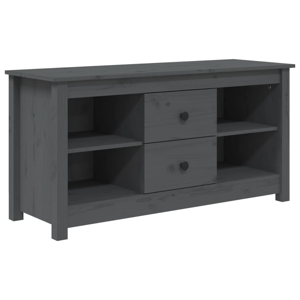 Tv-Bänk 103X36,5X52 Cm Massiv Furu