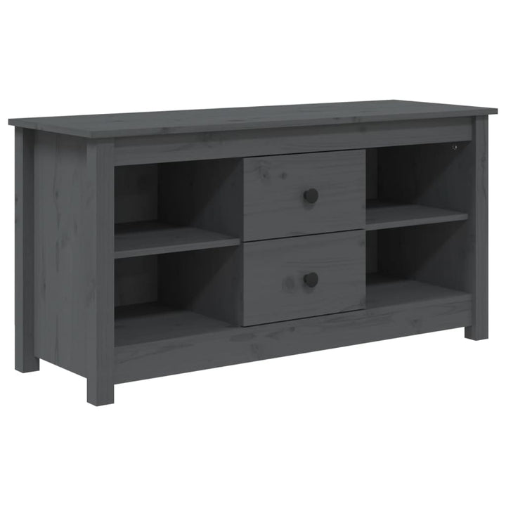 Tv-Bänk 103X36,5X52 Cm Massiv Furu