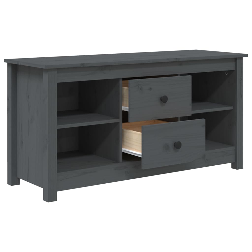 Tv-Bänk 103X36,5X52 Cm Massiv Furu