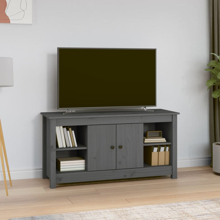 Tv-Bänk 103X36,5X52 Cm Massiv Furu