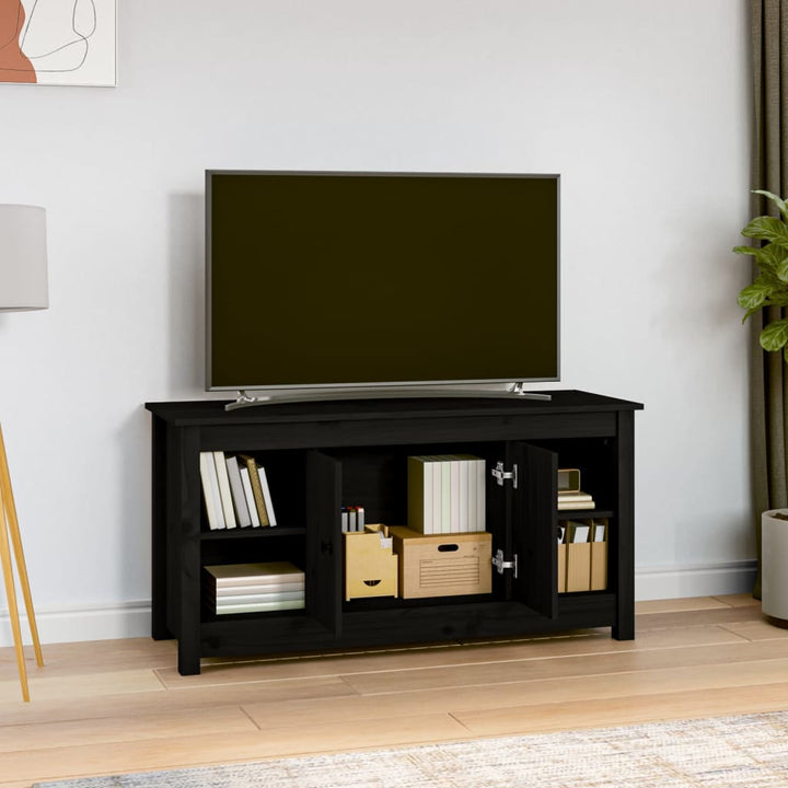 Tv-Bänk 103X36,5X52 Cm Massiv Furu