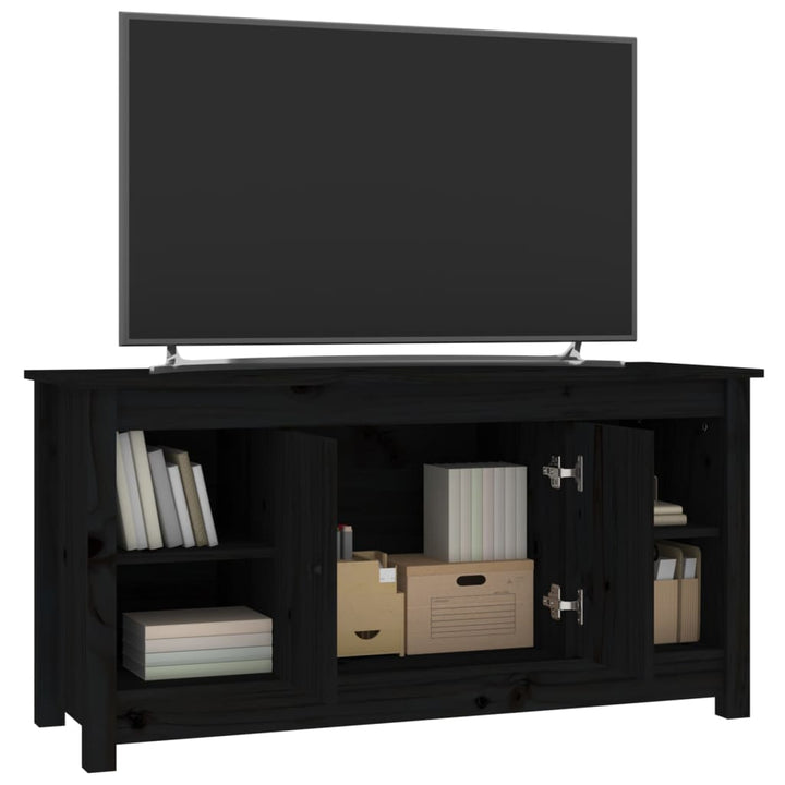Tv-Bänk 103X36,5X52 Cm Massiv Furu