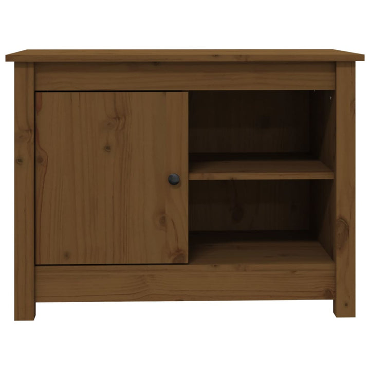 Tv-Bänk 70X36,5X52 Cm Massiv Furu