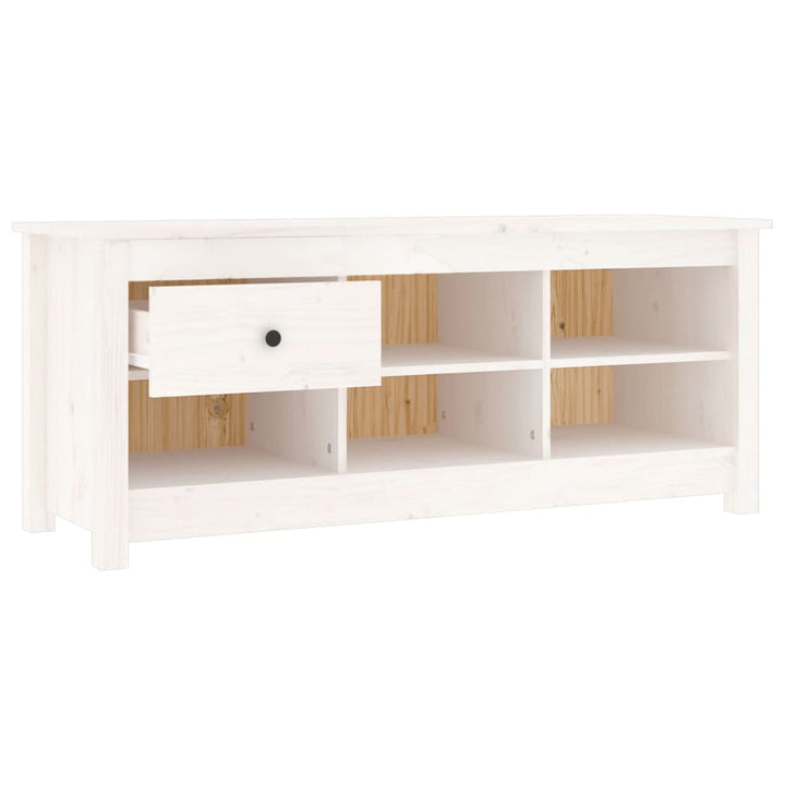 Skoskåp 110X38X45,5 Cm Massiv Furu