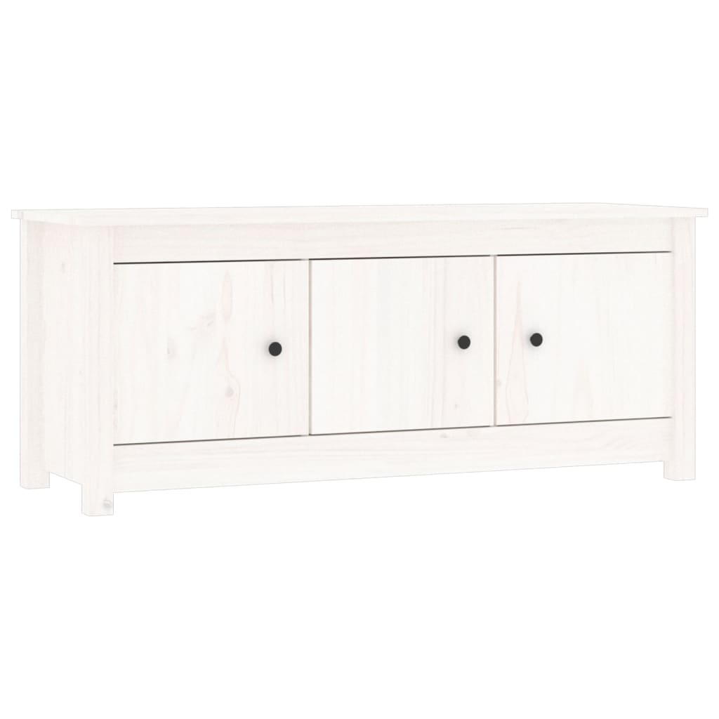 Skoskåp 110X38X45,5 Cm Massiv Furu