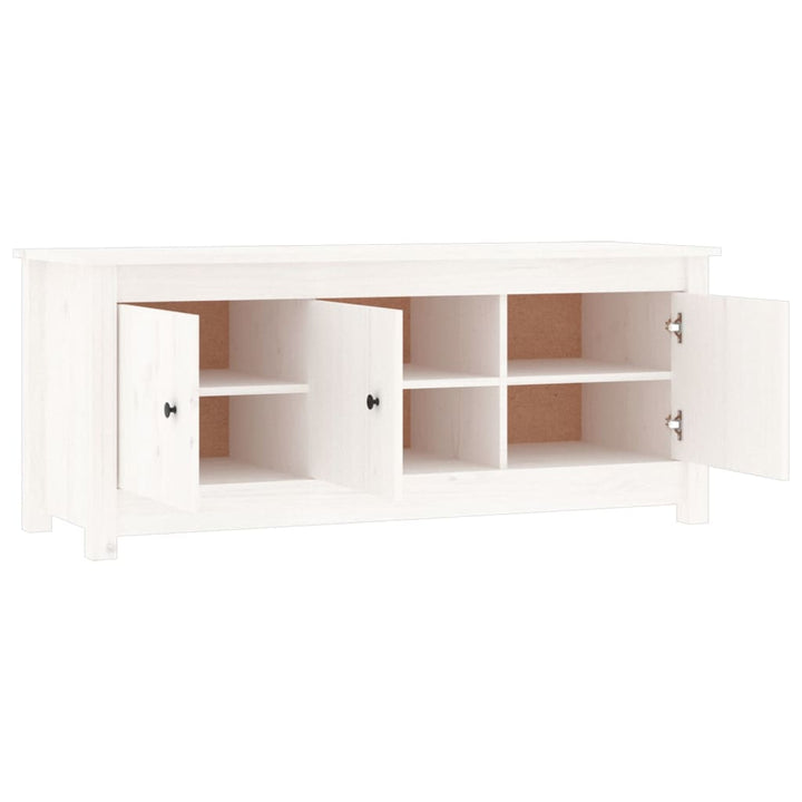 Skoskåp 110X38X45,5 Cm Massiv Furu