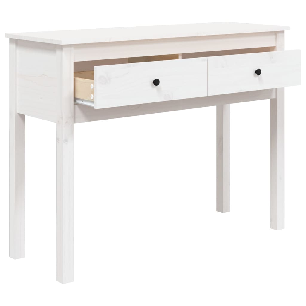 Konsolbord 100X35X75 Cm Massiv Furu