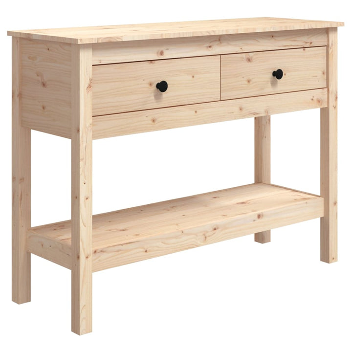 Konsolbord 100X35X75 Cm Massiv Furu