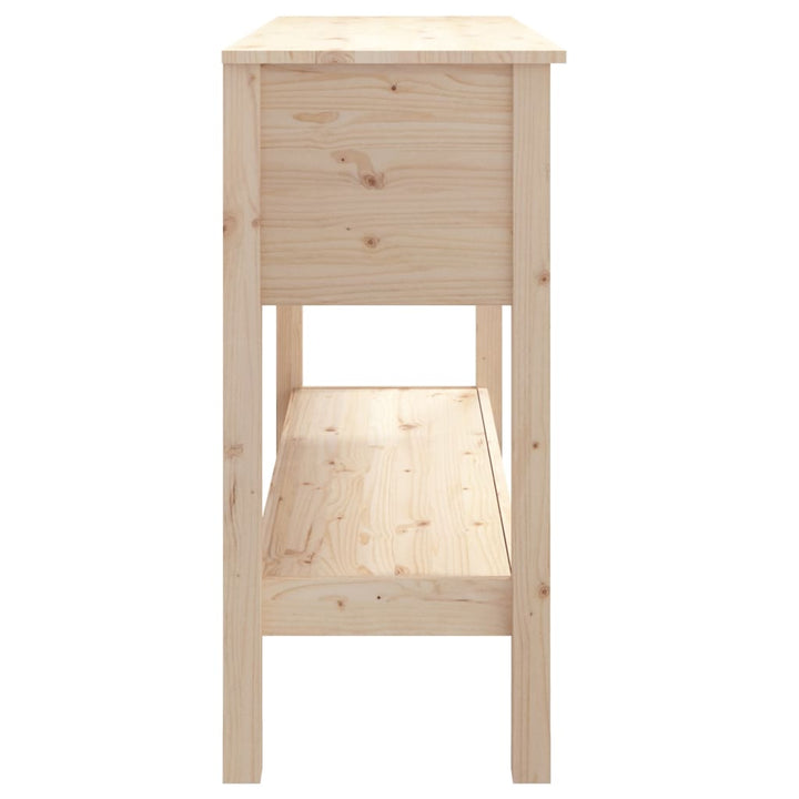 Konsolbord 100X35X75 Cm Massiv Furu