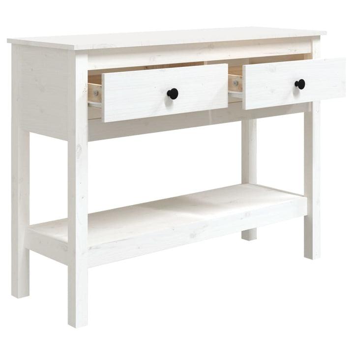 Konsolbord 100X35X75 Cm Massiv Furu