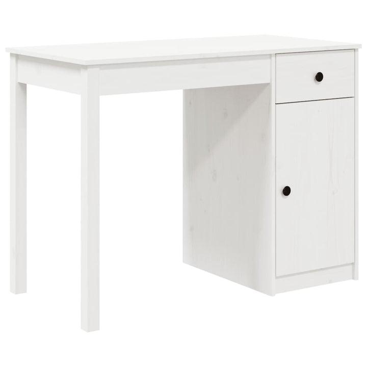 Skrivbord 100X50X75 Cm Massiv Furu