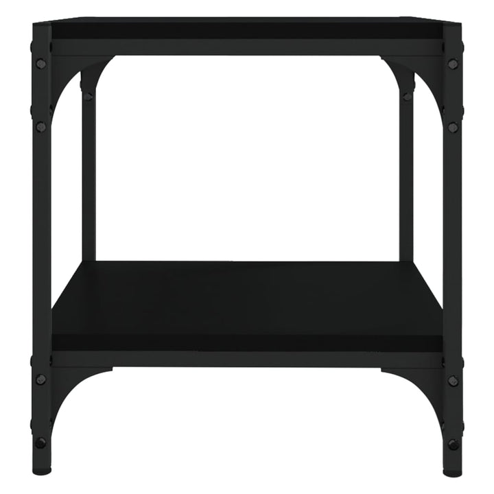 Tv-Bänk 40X33X41 Cm Konstruerat Trä Och Stål