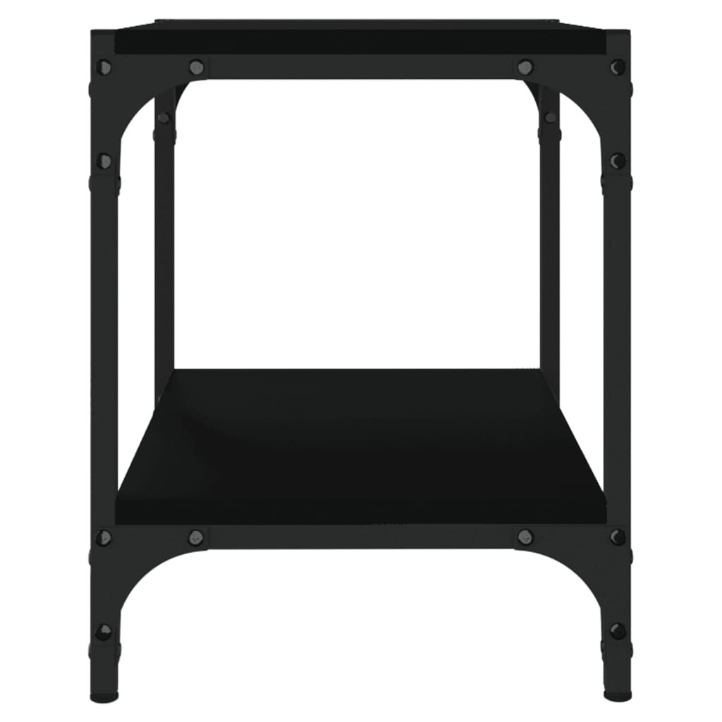 Tv-Bänk 40X33X41 Cm Konstruerat Trä Och Stål