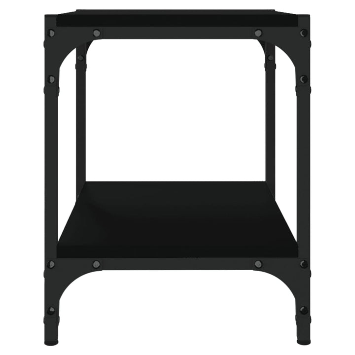 Tv-Bänk 40X33X41 Cm Konstruerat Trä Och Stål