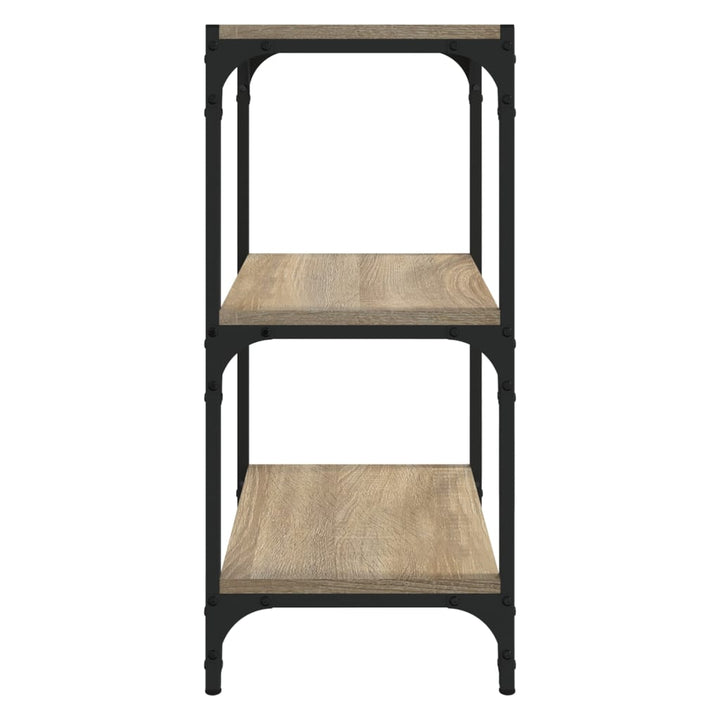 Bokhylla Sonoma-Ek 40X33X70,5 Cm Konstruerat Trä Och Stål