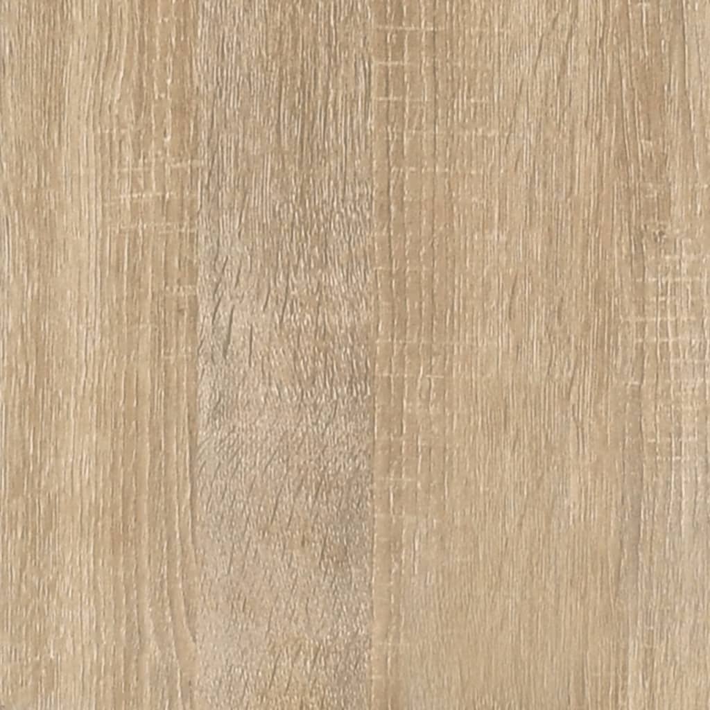 Bokhylla Sonoma-Ek 40X33X70,5 Cm Konstruerat Trä Och Stål
