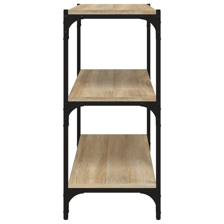 Bokhylla Sonoma-Ek 60X33X70,5 Cm Konstruerat Trä Och Stål