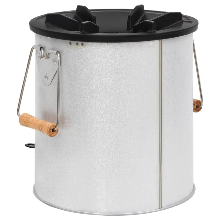 Vedeldad Campingspis Silver 45X25X26 Cm Stål