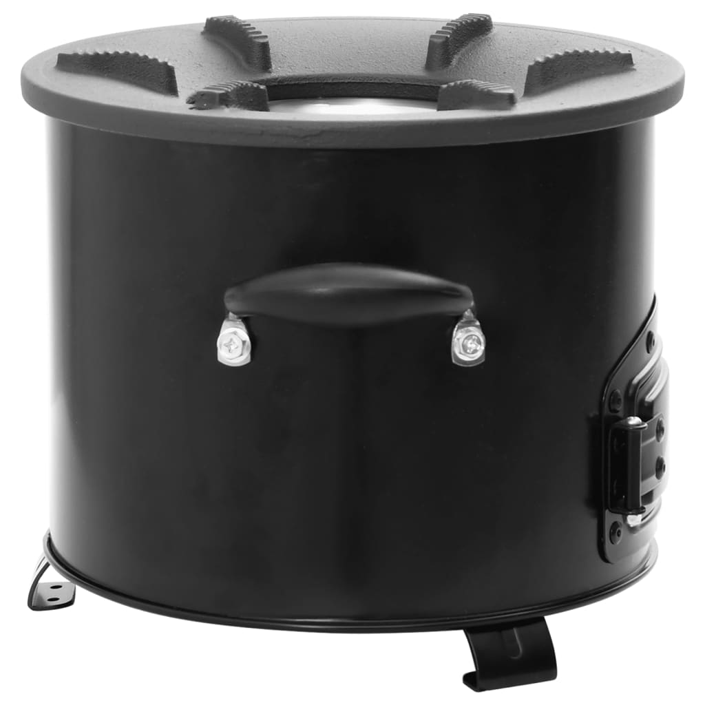 Vedeldad Campingspis Svart 36X26X22,5 Cm Metall