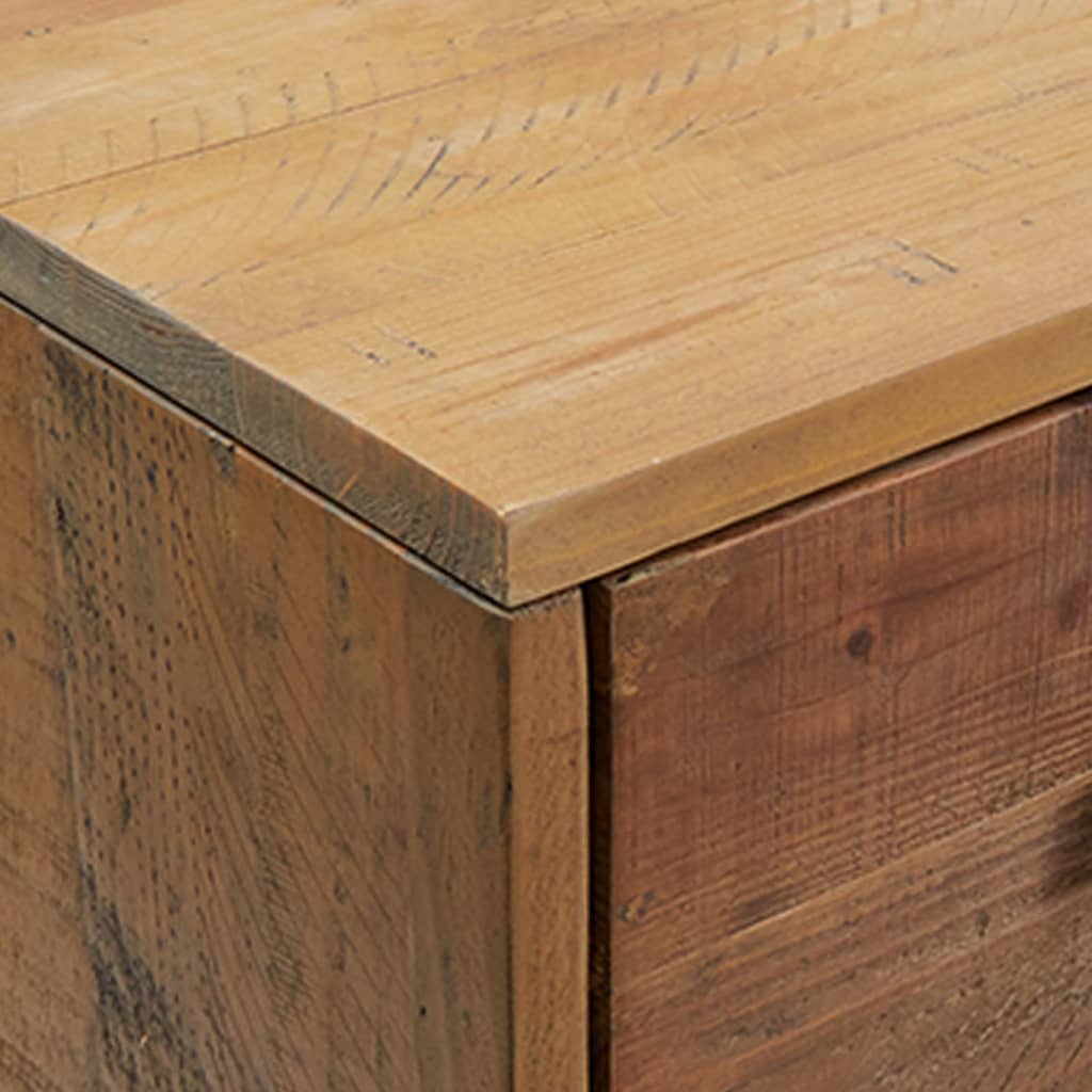 Skoskåp 75X40X110 Cm Massiv Furu