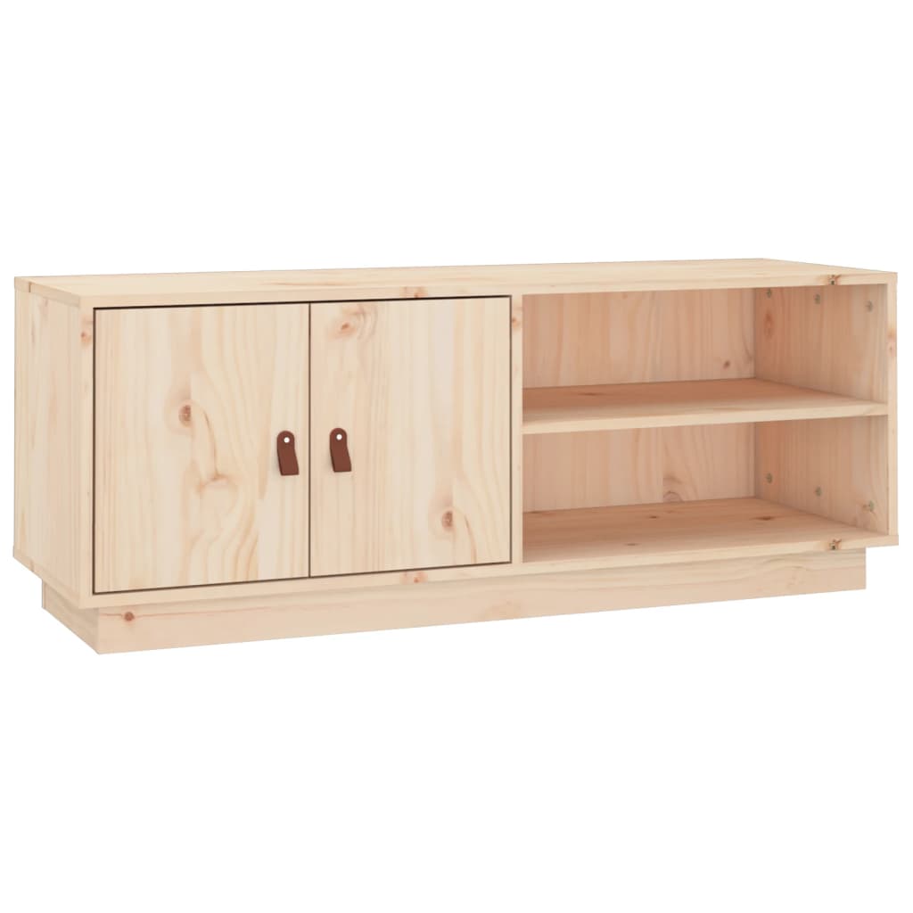 Tv-Bänk 105X34X40 Cm Massiv Furu