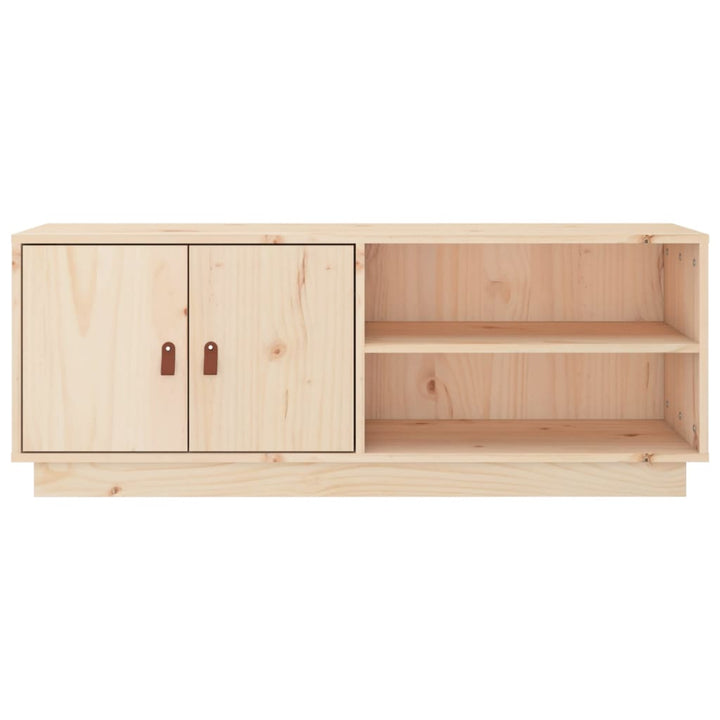 Tv-Bänk 105X34X40 Cm Massiv Furu