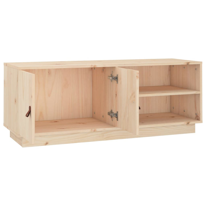 Tv-Bänk 105X34X40 Cm Massiv Furu