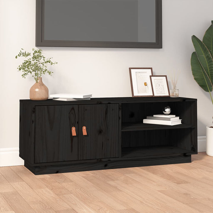 Tv-Bänk 105X34X40 Cm Massiv Furu
