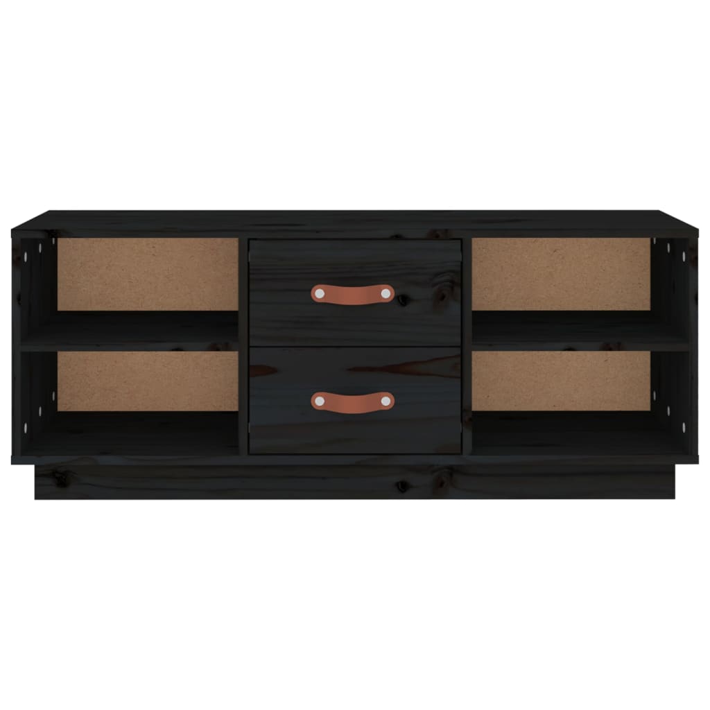 Tv-Bänk 100X34X40 Cm Massiv Furu