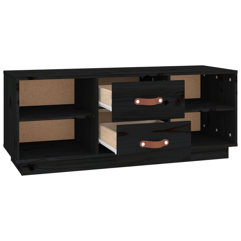 Tv-Bänk 100X34X40 Cm Massiv Furu