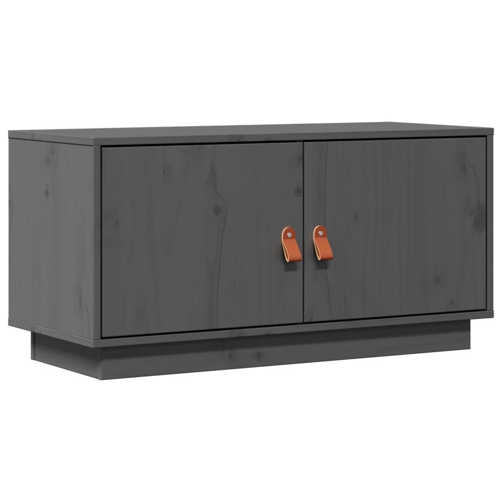 Tv-Bänk 80X34X40 Cm Massiv Furu