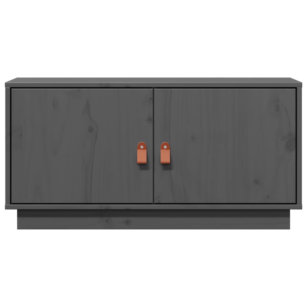 Tv-Bänk 80X34X40 Cm Massiv Furu