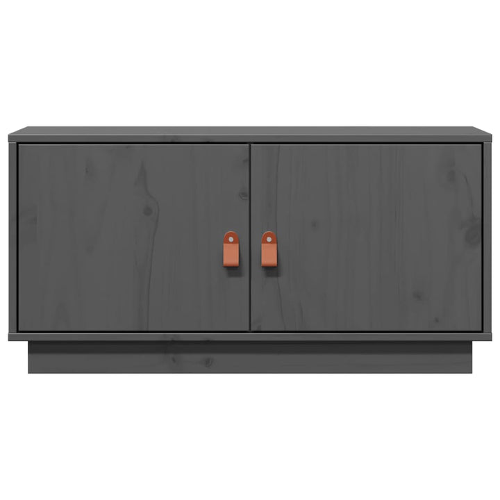 Tv-Bänk 80X34X40 Cm Massiv Furu