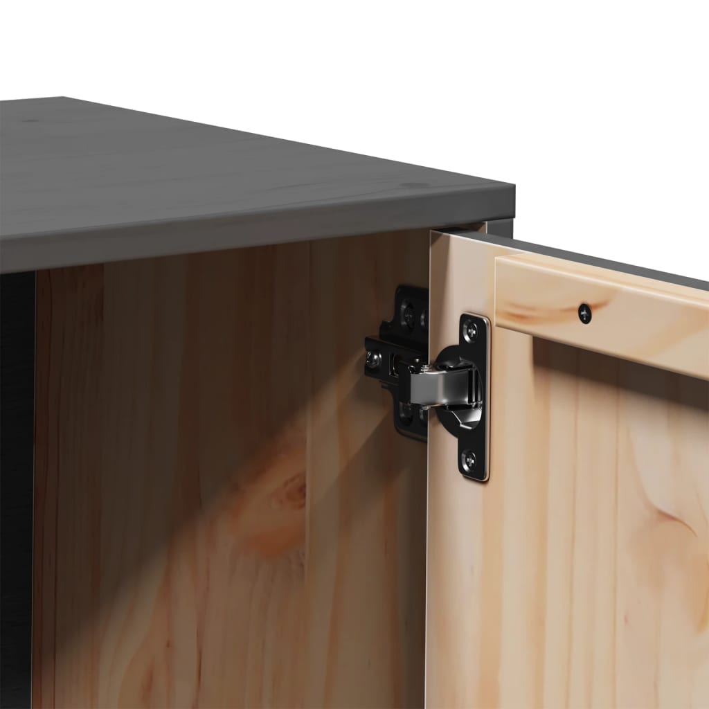 Tv-Bänk 80X34X40 Cm Massiv Furu