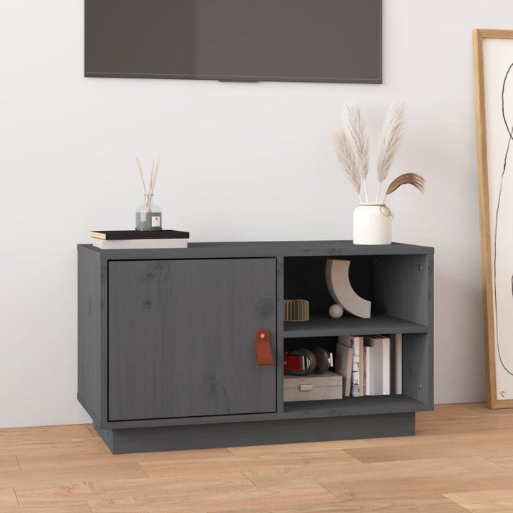 Tv-Bänk 70X34X40 Cm Massiv Furu