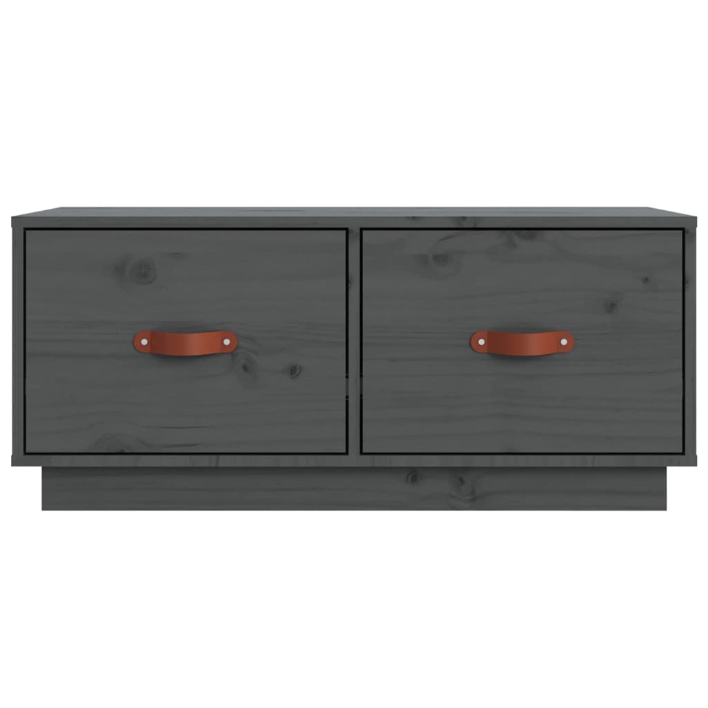 Tv-Bänk 80X34X35 Cm Massiv Furu