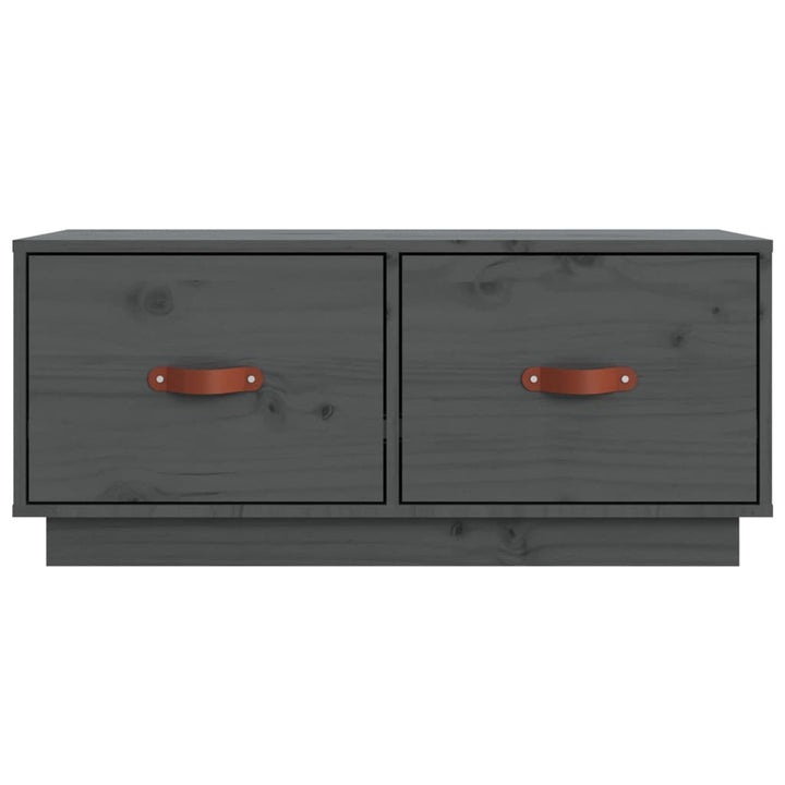 Tv-Bänk 80X34X35 Cm Massiv Furu