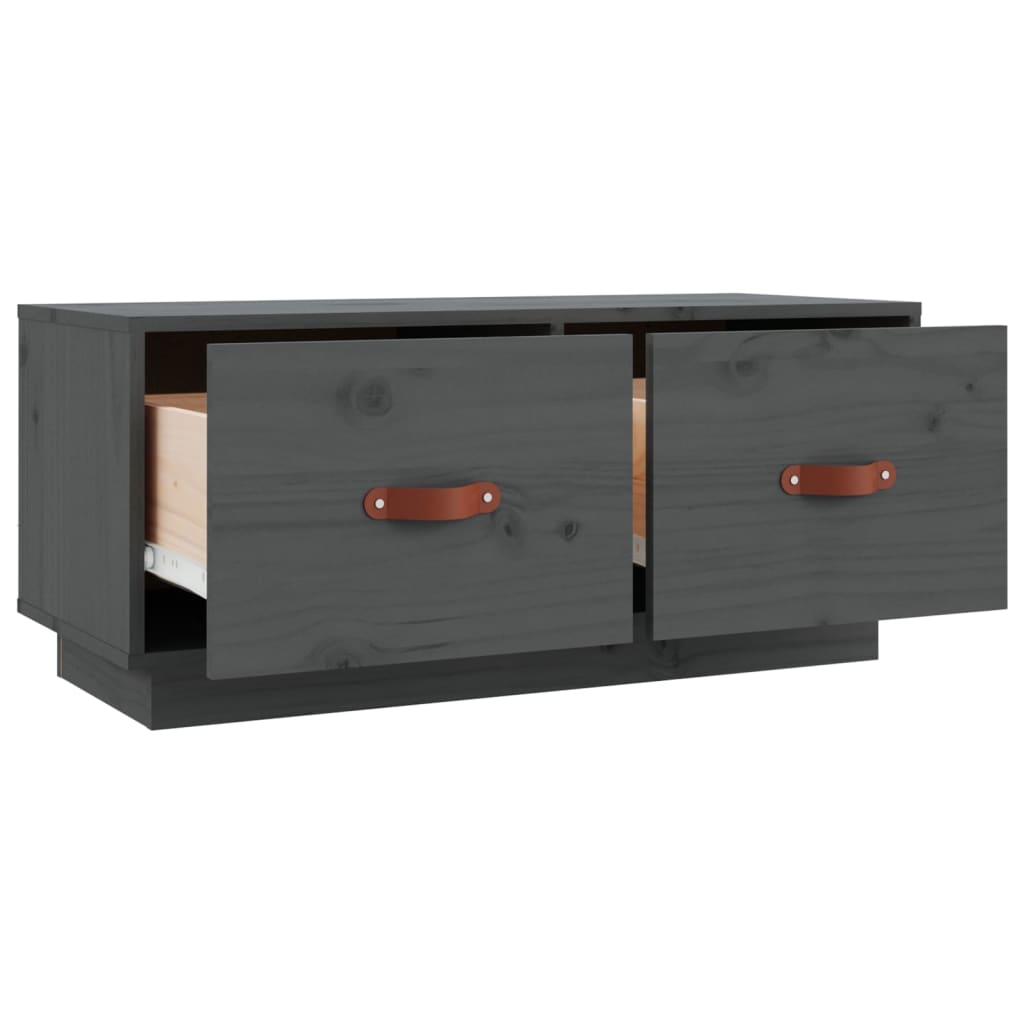 Tv-Bänk 80X34X35 Cm Massiv Furu