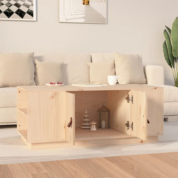 Soffbord 100X50X41 Cm Massivt Furu