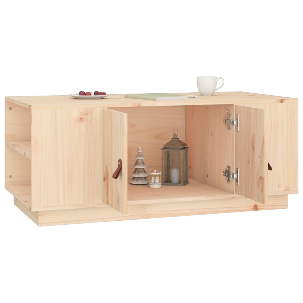 Soffbord 100X50X41 Cm Massivt Furu