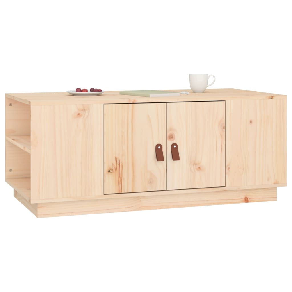 Soffbord 100X50X41 Cm Massivt Furu